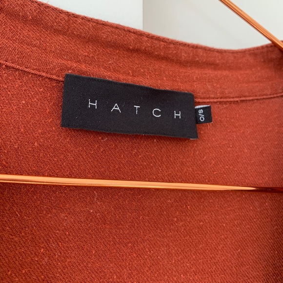 Hatch Maternity Jumpsuit O/S rust red - Picture 5 of 6